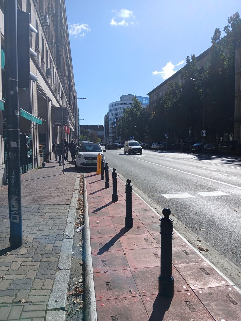 Ulica Krucza w Warszawie przed przebudową