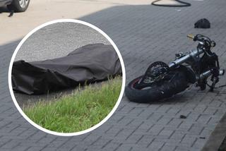 Młody motocyklista zginął na miejscu. Potworny wypadek w Siedlcach [ZDJĘCIA]