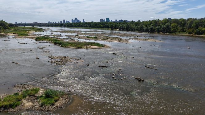 Warszawa. Rekordowy stan wody w Wiśle
