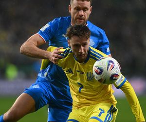 Transparenty na meczu Ukraina - Islandia