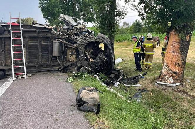 Wólka Orłowska: Wypadek w drodze do rzeźni. Dwie osoby ranne na DK 17