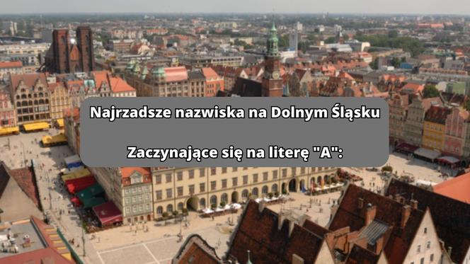 Najrzadsze nazwiska na literę "A":