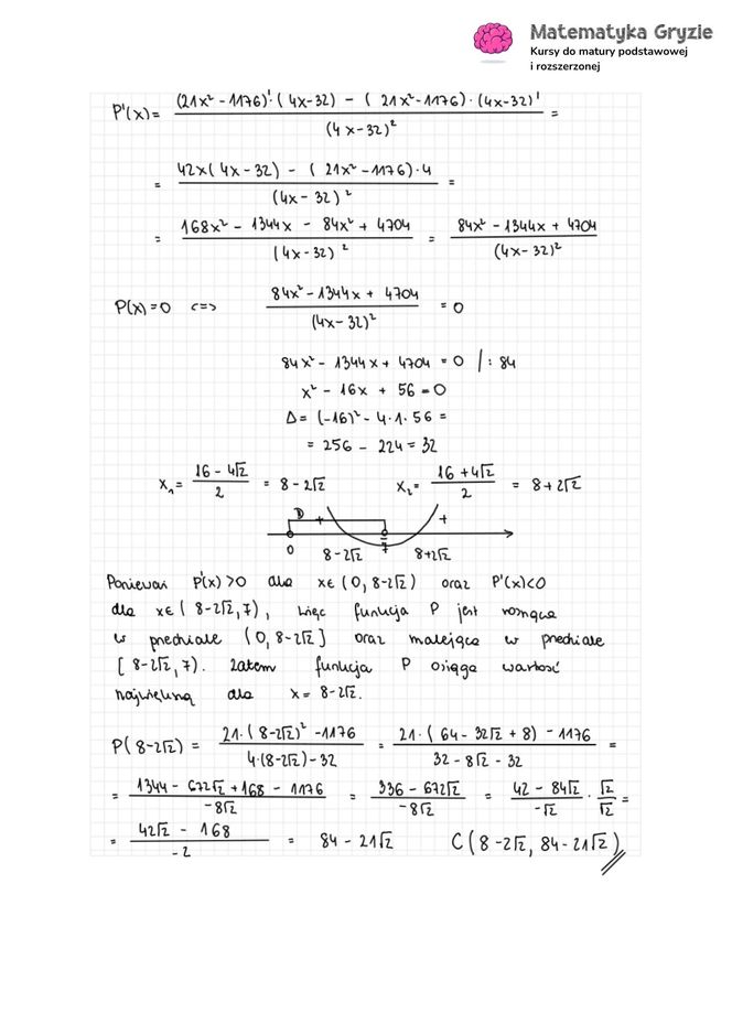 Matura próbna MATEMATYKA ROZSZERZONA 2024 - ODPOWIEDZI, GOTOWE ROZWIĄZANIA