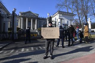 Protest pod Ambasadą Rosji