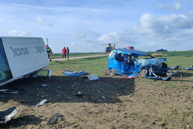 Wypadek łódzkie. Popień Parcela