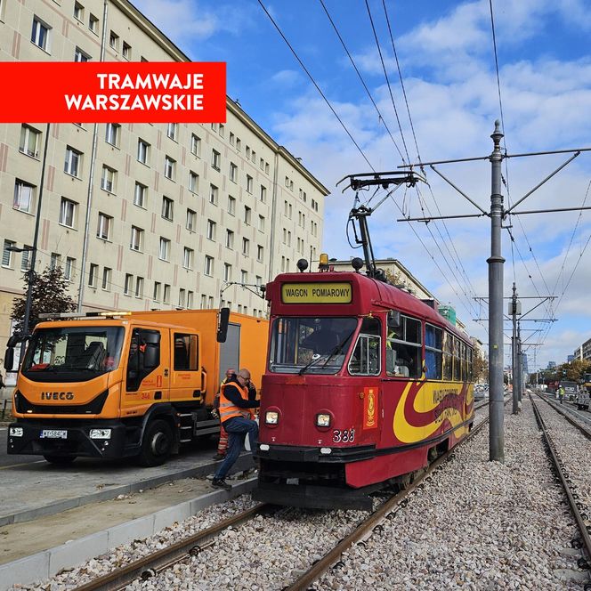 Koniec utrudnień na Grójeckiej. Tramwaje wracają na tory! Znamy datę