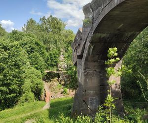 Zwalony most w Grądach Kruklaneckich