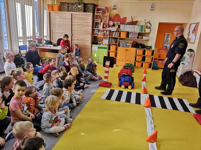 Zebra uczy dzieci przechodzić przez... zebrę