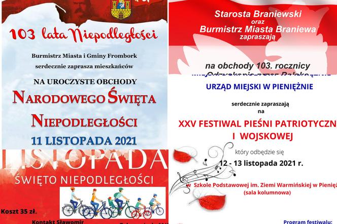 Święto Niepodległości w Braniewie i okolicach