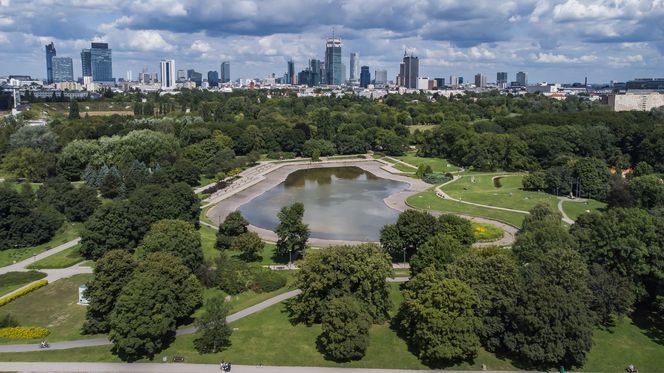 Modernizacja parku Pole Mokotowskie w Warszawie, proj. WXCA