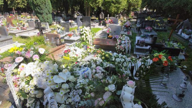 Patrycja i Bruno spoczęli na cmentarzu w Tychach. Widok grobu łamie serce