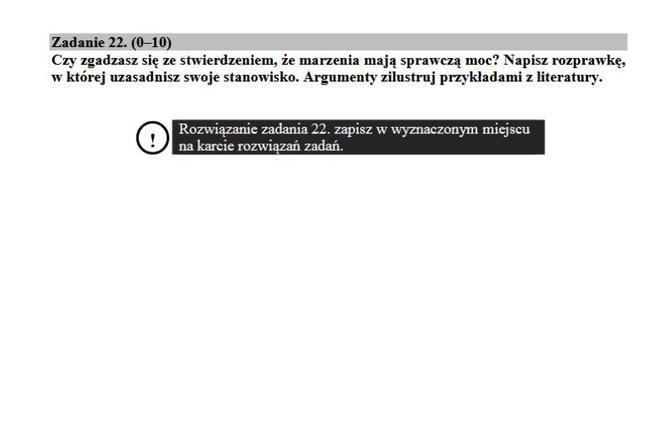Egzamin gimnazjalny, język polski ARKUSZE