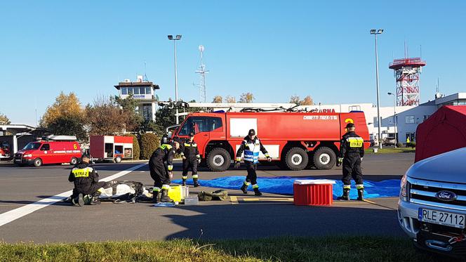 Ebola na pokładzie samolotu w Jasionce? Spokojnie, to tylko ćwiczenia