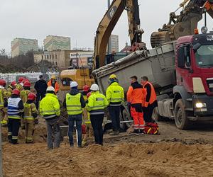 Olsztyn. Wypadek podczas prac przy inwestycji tramwajowej