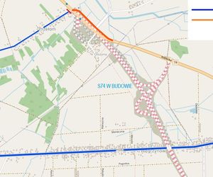 Budowa S74 Mniów - Kielce. Wrzesień 2025