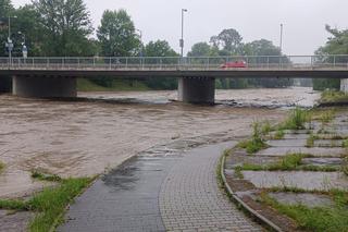 Przekroczone stany alarmowe rzek w woj. śląskim