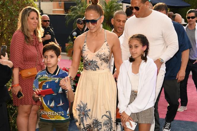 Jennifer Lopez z dziećmi i Alex Rodriguez