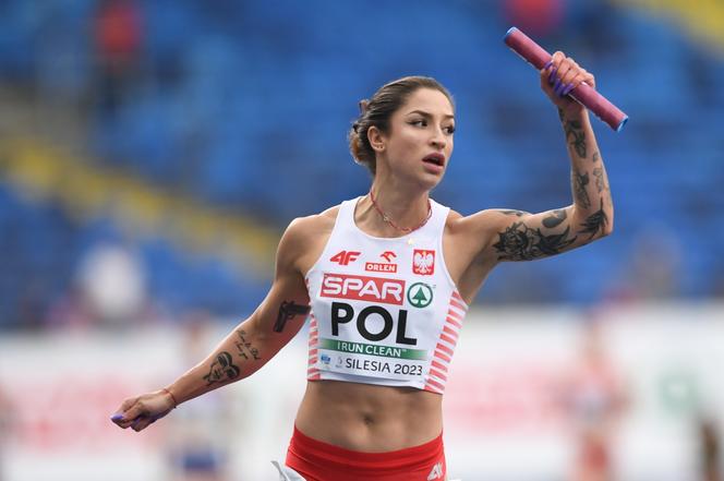 Srebrna sztafeta kobiet 4x100 m na Stadionie Śląskim