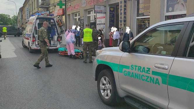Limanowa. Dziewczynka potrącona przez samochód. Na pomoc ruszyli strażnicy graniczni