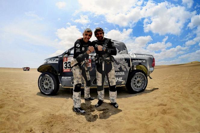 Sebastian Rozwadowski i Benediktas Vanagas (Rajd Dakar 2019)