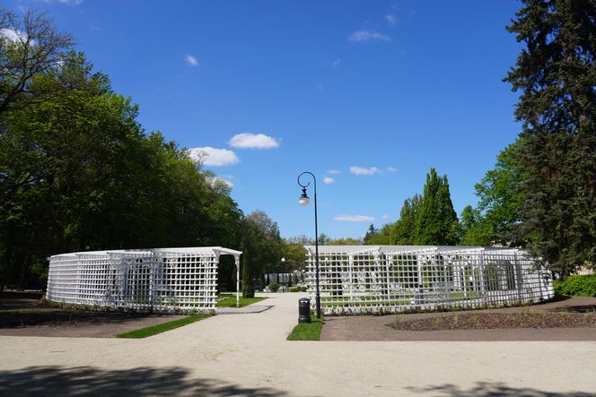 Różanka w Parku Planty po remoncie