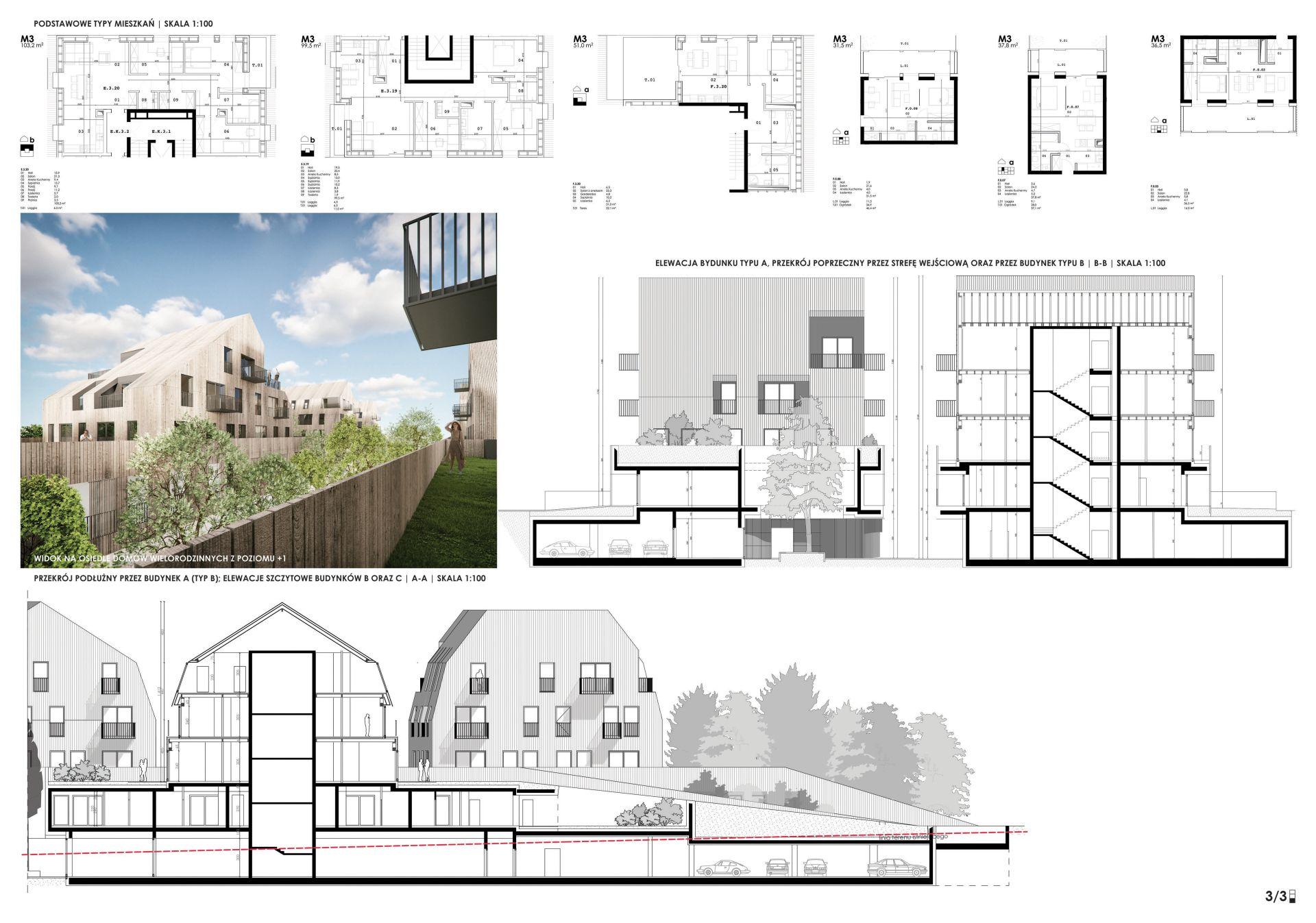 Konkurs na projekt osiedla TBS w Katowicach: wyniki