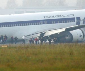 Kapitan Wrona dokonał heroicznego lądowania bez podwozia