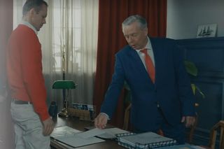 Barwy szczęścia odc. 3140. Bruno Stański (Lesław Żurek), Henryk Kępski (Zbigniew Suszyński)