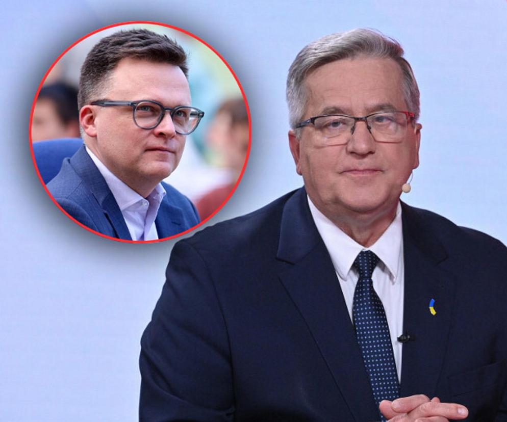 Zaskakująca deklaracja byłego prezydenta. Komorowski stawia na Hołownię