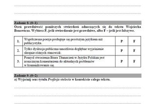 egzamin maturalny język polski 2018 MATURA