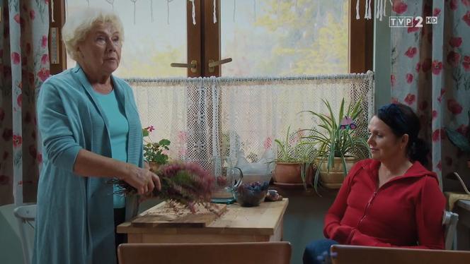 M jak miłość odc. 1559. Barbara (Teresa Lipowska), Marysia (Małgorzata Pieńkowska)