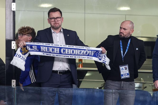 kibice na meczu Ruch Chorzów - Warta Poznań