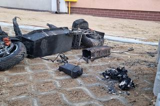 Pożar w Białogardzie. W mieszkaniu zapaliła się hulajnoga