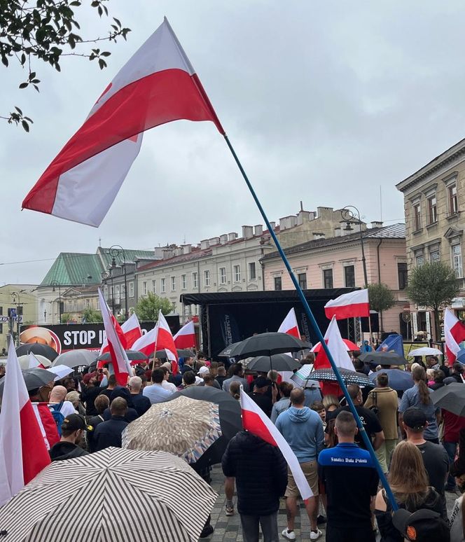 Lublin. Marsz przeciwko migrantom
