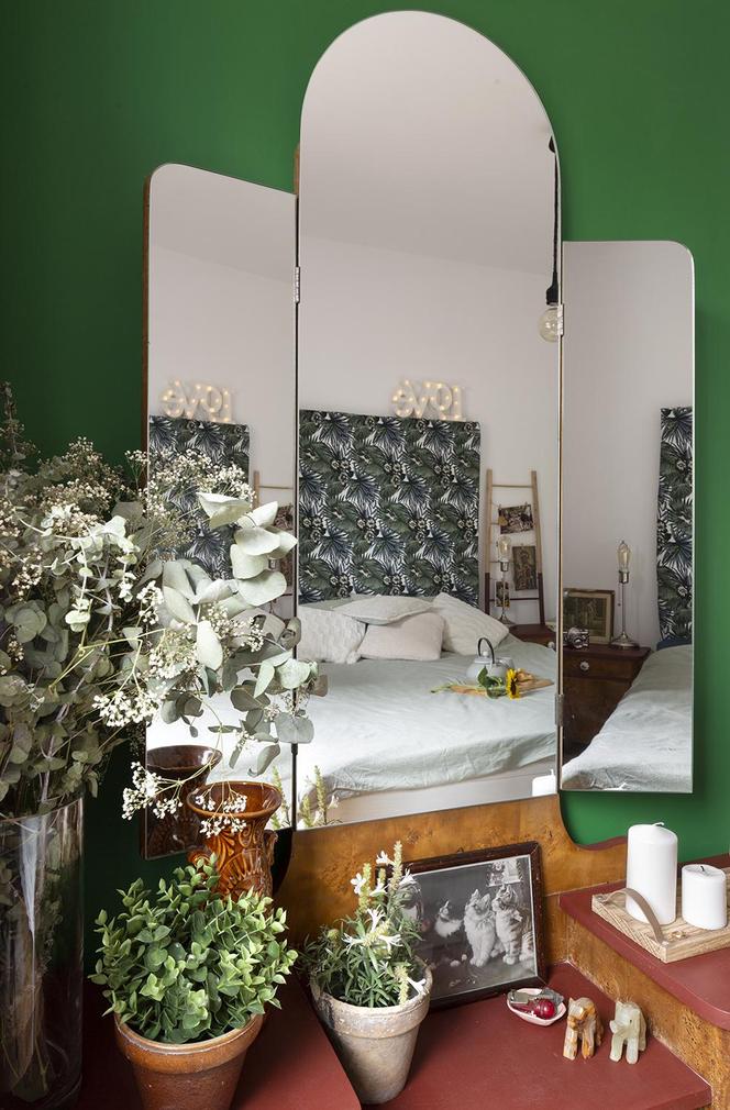 Sypialnia w stylu vintage