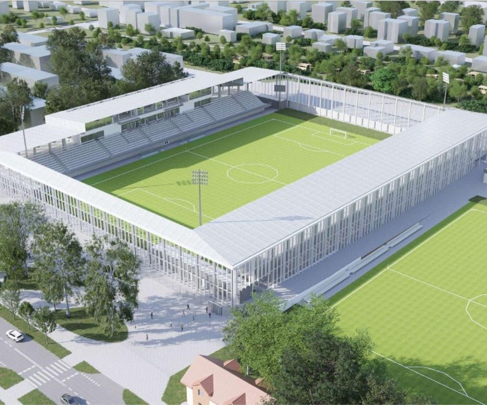 Wizualizacja Stadionu Miejskiego w Chełmie
