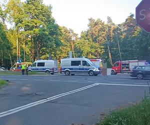 Wypadek na trasie DK1 w Kobiórze. Są ranni