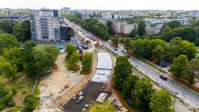 Budowa tramwaju do Dworca Zachodniego od strony Ochoty