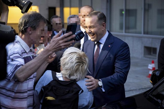 Karol Nawrocki po udzieleniu wywiadu
