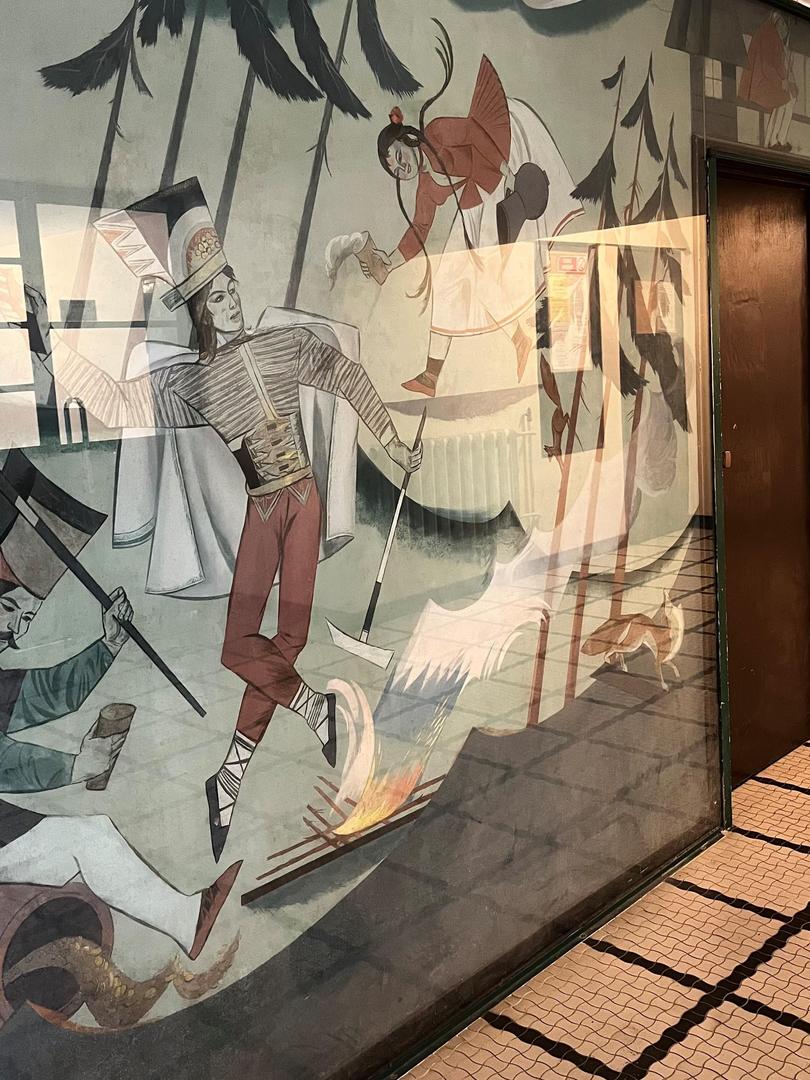 Malowidło Zofii Stryjeńskiej w Domu Wedla w Warszawie - zdjęcia