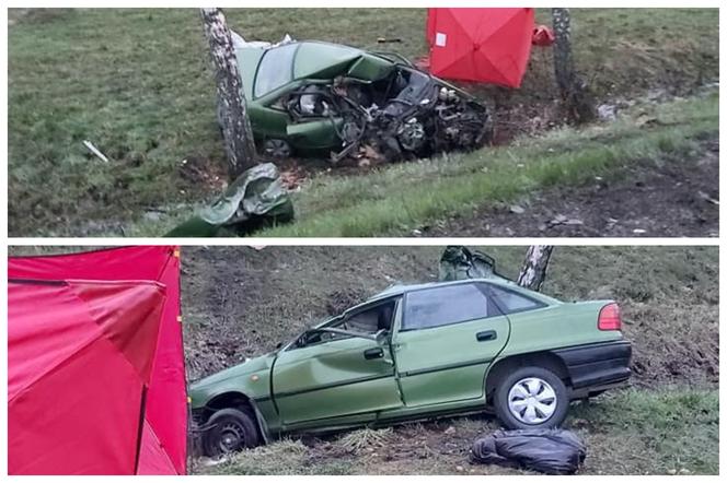 Wypadek śmiertelny w Horodniance. Kierowca opla zginął na miejscu