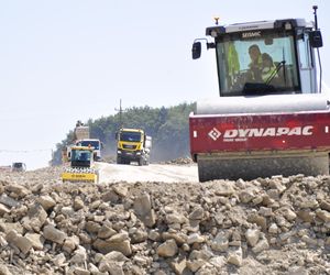 Budowa S17 na południe od Zamościa