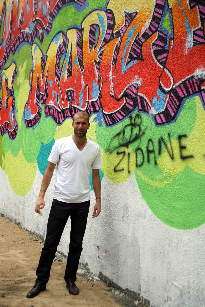 Zinedine Zidane na Pradze-Północ