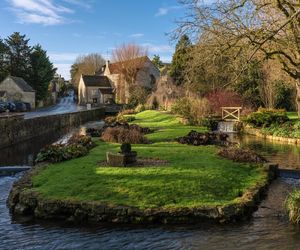 Wieś Bibury w hrabstwie Gloucestershire w Anglii