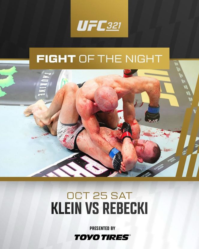 Mateusz Rębecki - Ludovit Klein na UFC 321