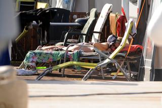 Patrycja Markowska  na skuterze 