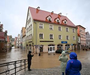 Kłodzko. Zalane centrum miasta