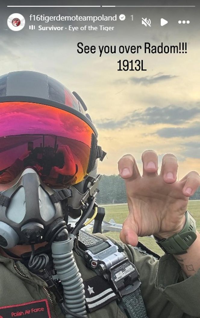 Pilot F-16 Major Maciej Slab Krakowian zginął w F-16