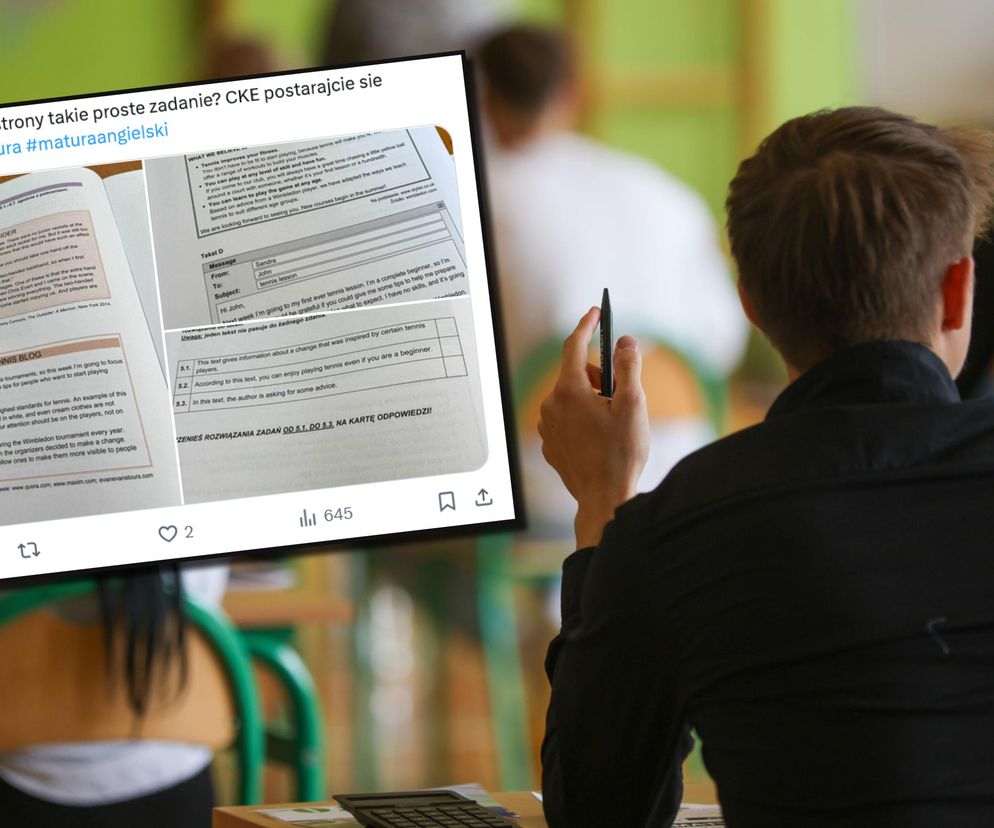 Matura 2025 z angielskiego unieważniona?! W sieci krążą prawie cały ARKUSZ CKE z angielskiego [7.05.2025]