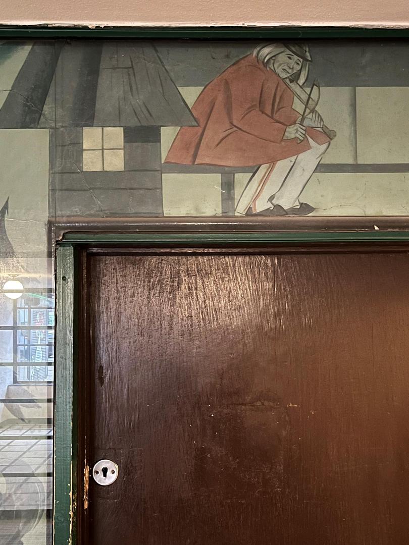 Malowidło Zofii Stryjeńskiej w Domu Wedla w Warszawie - zdjęcia